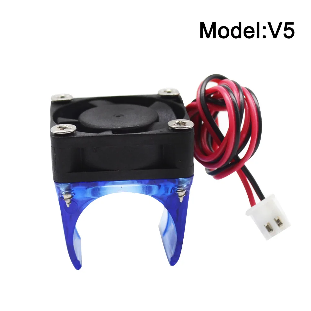 

DC 12/24V Hotend Easy Installed Cooling Fan Durable Practical V5 V6 3D Printer Part DIY Assembled Cooler Radiator