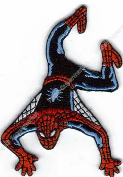 

4" SPIDERMAN CRAWLING Spider Man patch DC Comics TV MOVIE series Costume Embroidered Emblem applique iron on badge