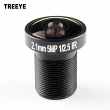 2,1 мм объектив рыбий глаз cctv объектив 5 мегапикселей для HD IP камер видеонаблюдения M12 крепление 155D совместимый широкоугольный панорамный CCTV объектив