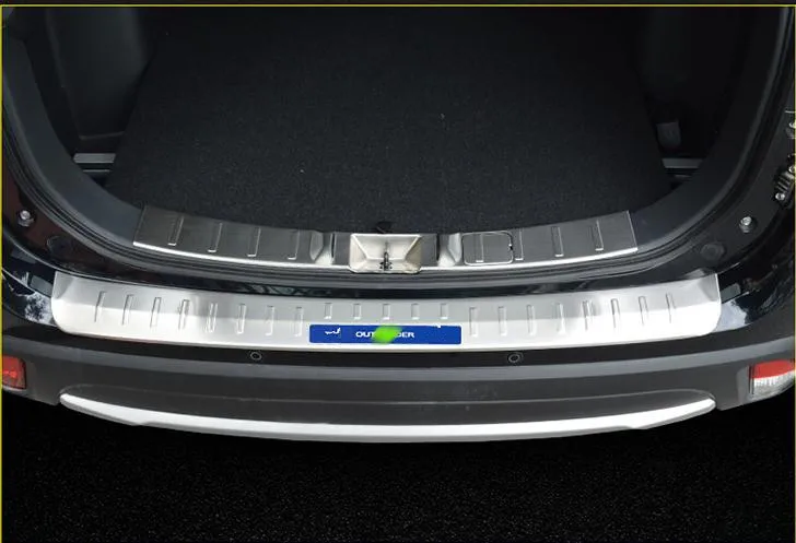 

Stainless Steel Rear Inner + outside Bumper Protector Guard Plate Trunk Gate For Mitsubishi Outlander 2016 2017 2018 2019