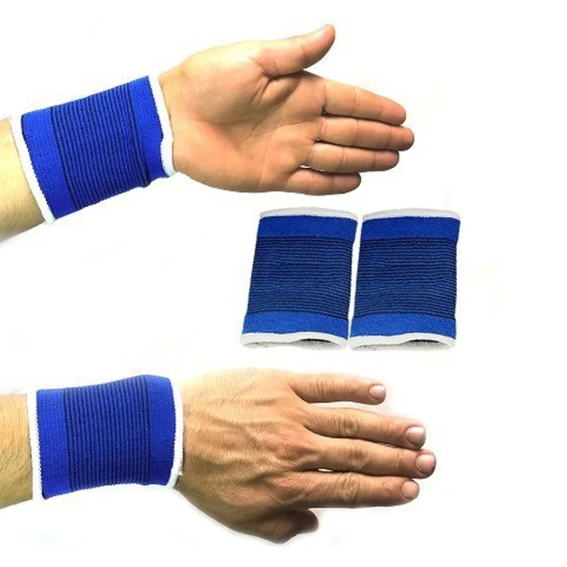 2Pcs Durable Elastic Sport Accessories Sweatbands Wrist Sweat Bands