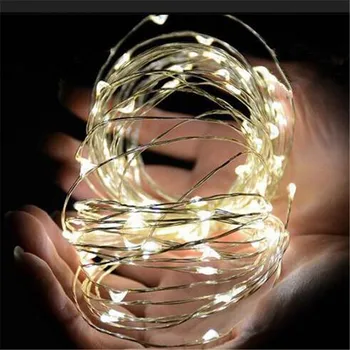 

10M 100leds LED String Light 3XAA Battery Operated Portable Light Fairy Lights Christmas New Year Wedding Decoration Lights