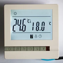 16A 230V Температура аппаратура регулятора недельный программируемый ЖК-дисплей Экран дисплея электрическое Отопление комнатный термостат