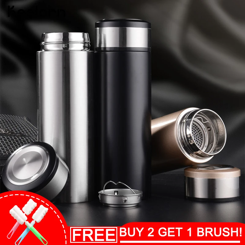 

Keelorn 400ml Stainless Steel Vacuum Flasks Thermoses Cup Business Bottle Car Portable Mug Portable Thermal Business Vacuum Cups
