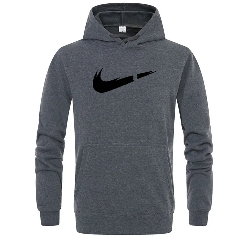 

Men's New 100% Cotton Printing Wild High Quality Men Hoodie Fashion Brand High Street Casual Long Sleeves Mens Hoodies