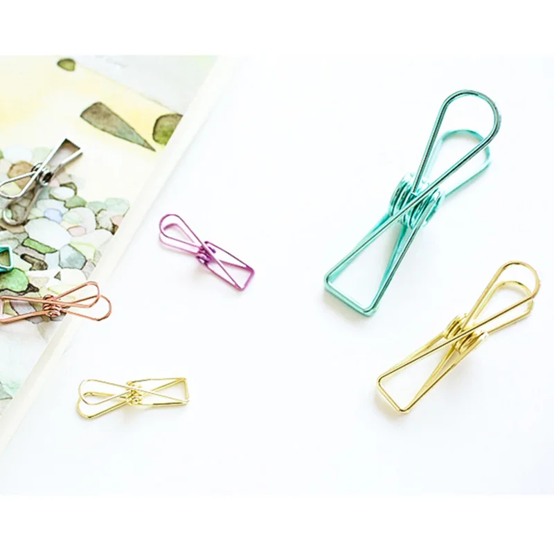 Office Equipment Supplies Photo Pegs Decoration Metal Binder