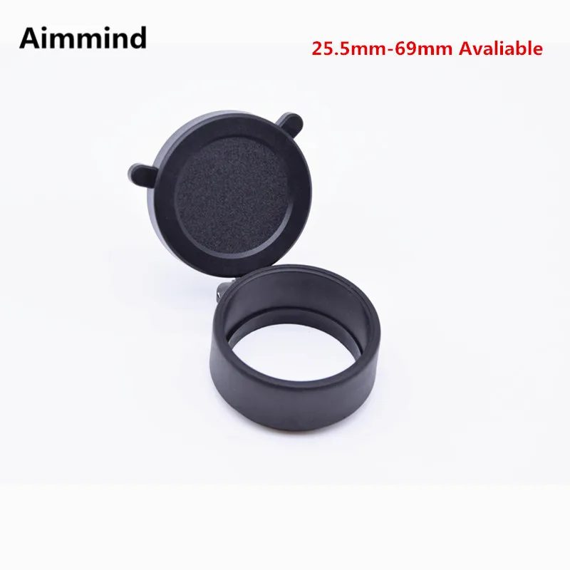 

1Pc 25.5-69mm Hunting Gun Caliber Rifle Scope Mount Quick Flip Spring Up Open Lens Cover Cap Eye Protect Objective Cap