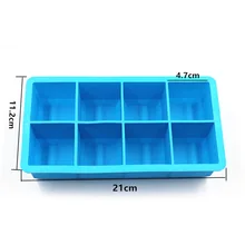Новое поступление 8 сетки Творческий ледяной Силиконовый поднос форма для льда чайник с крышкой Ice Cube льда производитель кубиков силиконовые формы