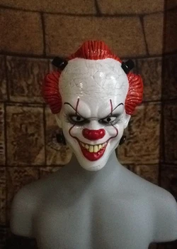 

New Delicated 1/6 Scale Stephen King's It Clown Mask Mini Mask For Fans Collection