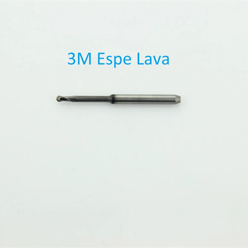 

5 PCS/lot Length 38mm Dental Tungsten Carbide Milling Bur Machine 3m Espe Lava System 1.0/2.0mm For Cuting Zirconia PMMA And Wax