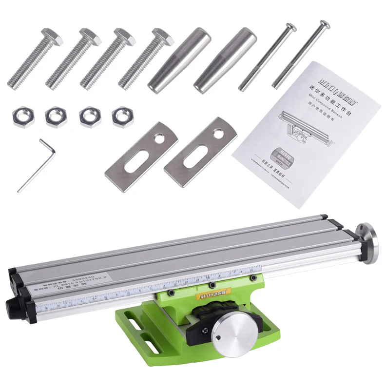 

Mini Compound Bench Slide Table Worktable Milling Working Cross Table Drilling Machine For Bench Drill X-Y Adjustment BG-6300 Yn