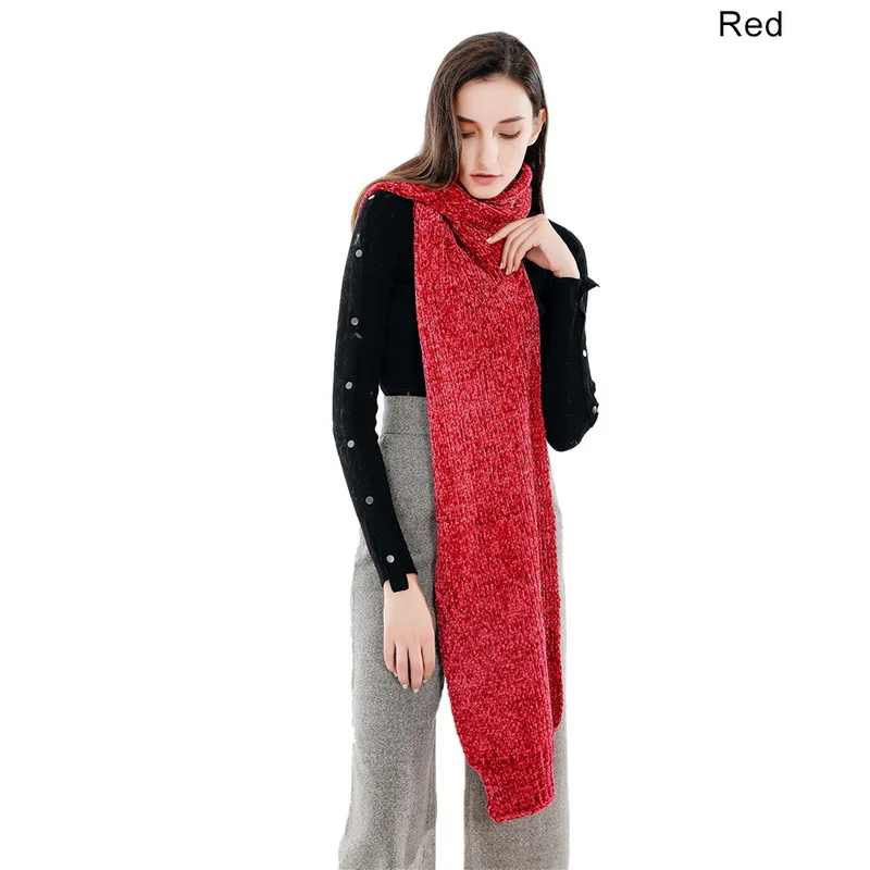 

Drop shipping HEFLASHOR 2019 New Fashion Wild windproof shawl Women's Scarves Solid Color Small Cuffs Wild Windproof Shawl