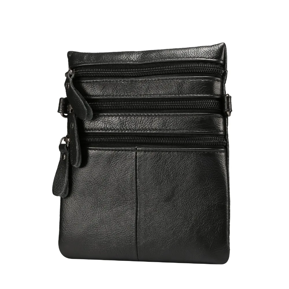 

URMWING Genuine Leather Shoulder Strap Bag for Samsung Galaxy Note8 S8 Plus Case Pouch for iPhone 7 8 Plus Universal Bag