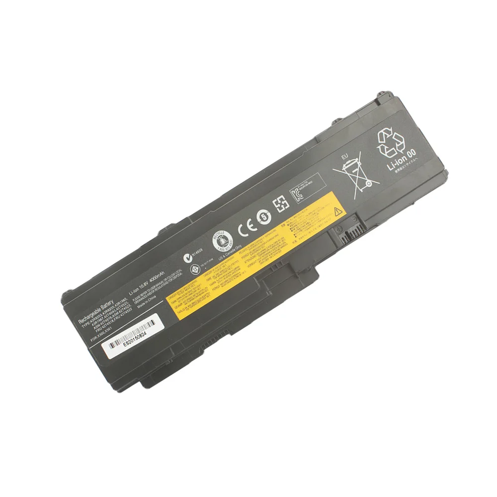Новый оригинальный аккумулятор 10 8 В 4000 мАч X300/43R9253 для ноутбука Lenovo 43R9255 43R1965 42T4519