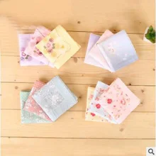 12 шт 45*45 см Новинка хлопок носовые платки бизнес женский носовой платок