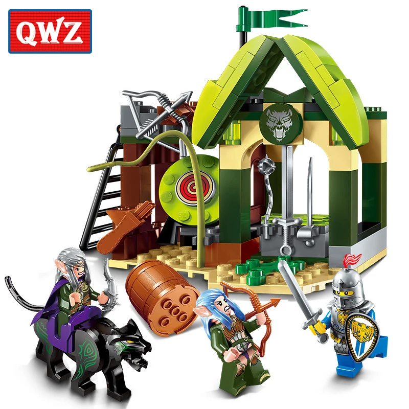 

QWZ Nexo Elves K Range War of Castle Knights Building Blocks Bricks Model for children Kids boys Toys Compatible With Legoings