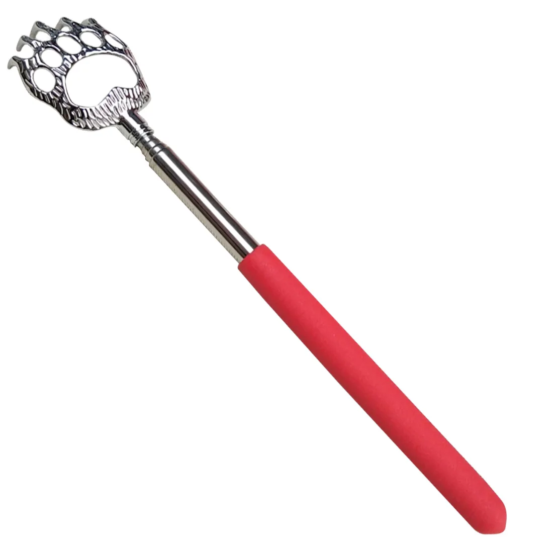 

1PCS Cute Claw Back Scratcher Ultimate Metal Tube Telescopic Plating Plastic Head Itch Scratching Bear Claw Scratching