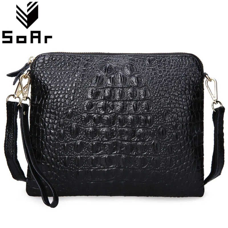 

Purse Women Messenger Bags Clutch Crossbody Bags Ladies' Genuine Leather Handbag Crocodile Shoulder Bag Fashion Alligator Female