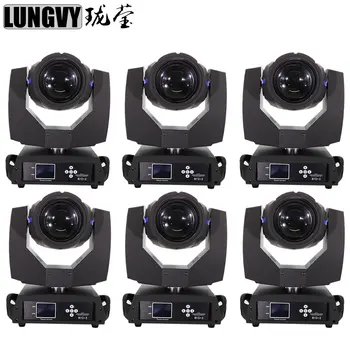 

Free Shipping 6pcs/Lot Entertainment Parties 7r 230w Touch Screen 16/20Chs Sharpy Beam Moving Head Light