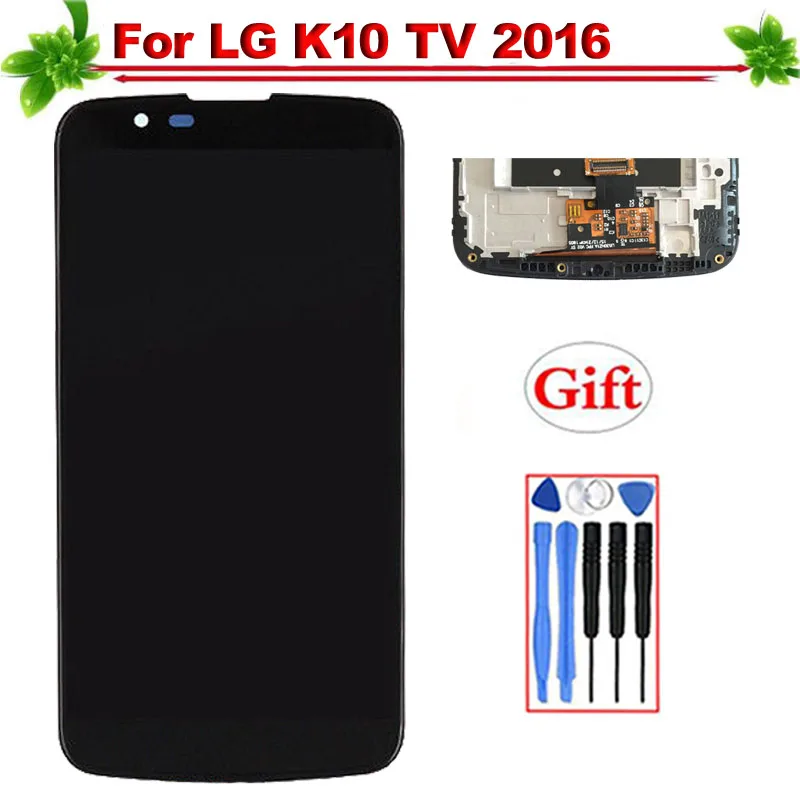 

A Quality for LG K10 TV K10TV K410TV K430TV 2016 LCD Display With Frame Touch Screen Digitizer Assembly Replacement for LG K10tv