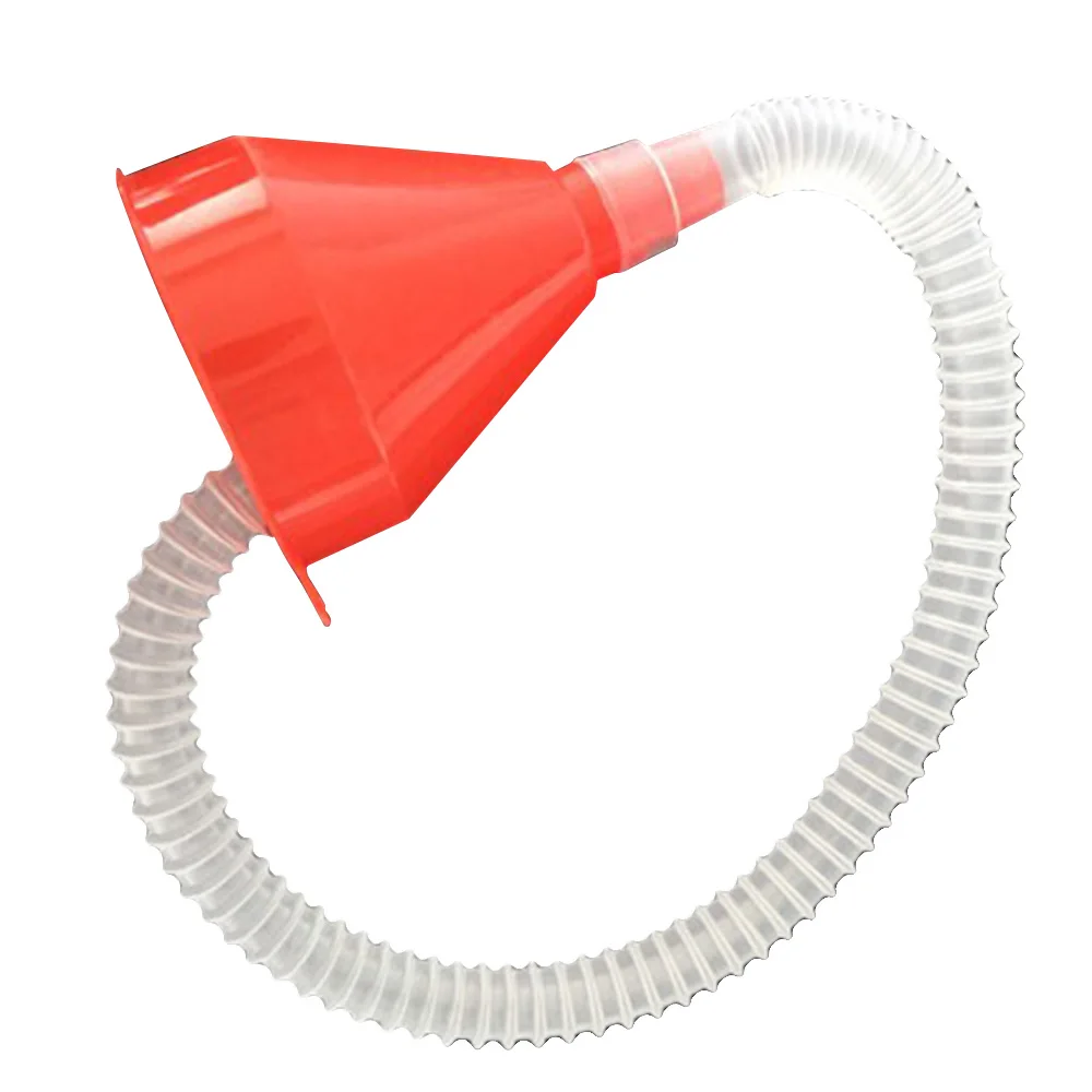 

Car Motorcycle Truck Vehicle Plastic Filling Funnel with Soft Pipe Spout Pour Oil Tool Petrol Diesel Car Dropshiping
