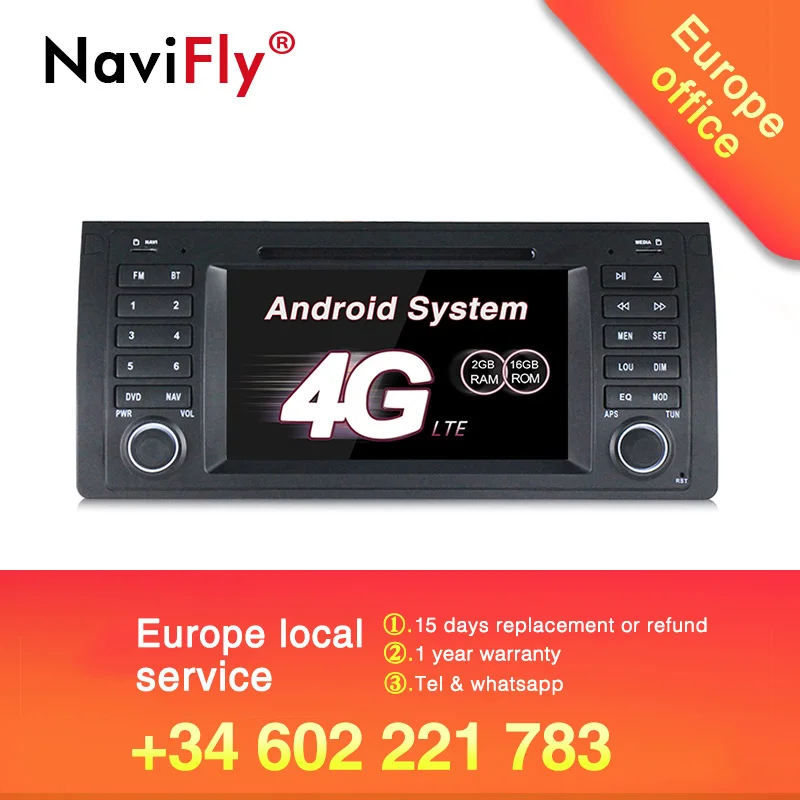 

Free shipping! Quad Core 4G wifi Android 7.1 Car DVD player for bmw E39 X5 M5 E53 with GPS navigation Radio Video RDS BT E39 M5
