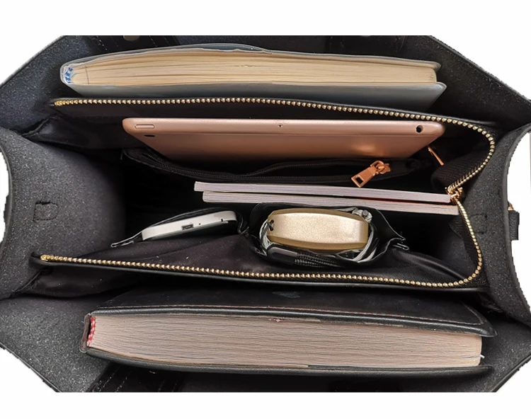 عالية الجودة المرأة الأعلى مقبض حقيبة الإناث الأزياء الكلاسيكية يد للعمل سيدة عالية الجودة والجلود الاصطناعية كبير حمل حقيبة