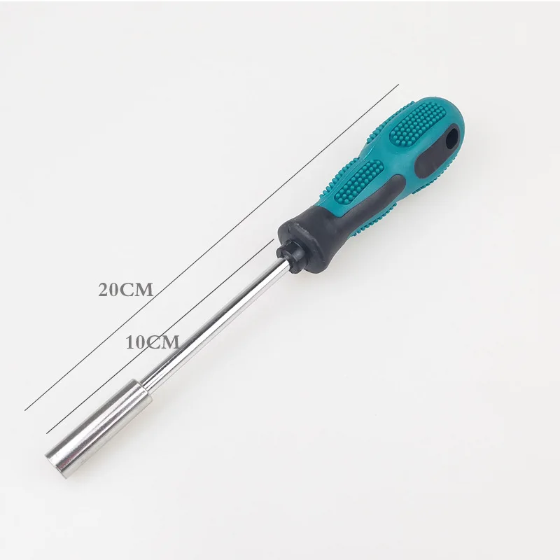 Отвертка 1/4 наконечниками Отлично ручка магнитный съемник для жестких бирок для электронного отслеживания товара рукав ветровая партия шестнадцатеричный конвертер 6,35 мм