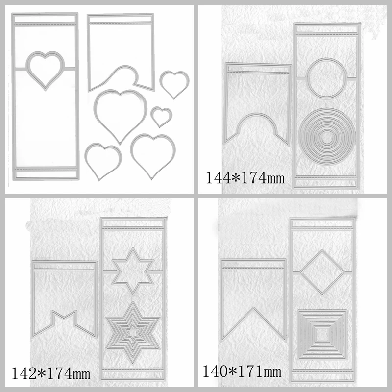 

Various Labels Shape Metal Cutting Dies Stencil Scrapbook Album Embossing For Gift Card Making Handcrafts Decor