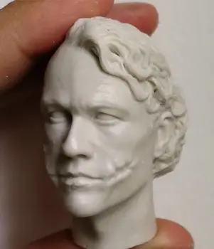 

Custom 1/6 Scale Creg 2.0 Joker Heath Ledger unpainted Head for action figures DIY Panited toys
