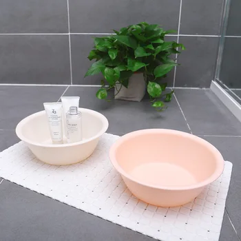 

Household Washbasin Plastic Laundry Tub Simple Thick Round Large Small Wash Basin Wash Basin Wash Basin 3