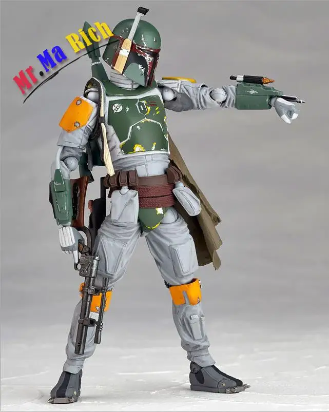 Star Wars Revo 005 Боба Фетт ПВХ фигурку Коллекционная модель игрушки 16 см Бесплатная