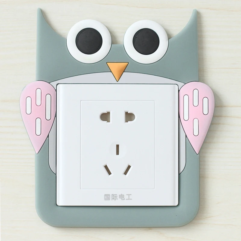 الإبداعية افتتاح ملصقات ملصقات جدار حماية مجموعة 3D المعيشة غرفة نوم المنزل الحديث الحد الأدنى المقبس التبديل الديكور