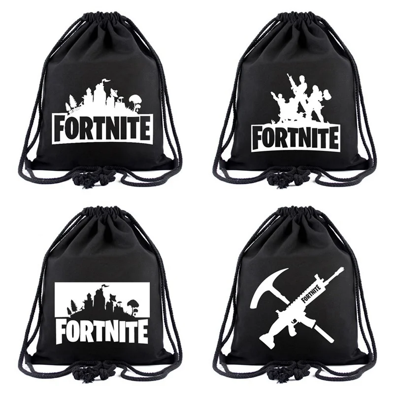 

Hot Sale School Bags Fortnite Games Backpacks For Boys Girls Softback Storage Dawstring Bags Students Book Bags