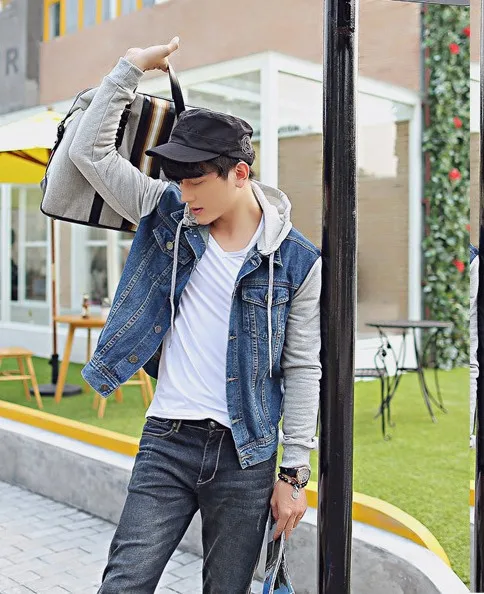 2022 Men's Stitched Denim Jacket 