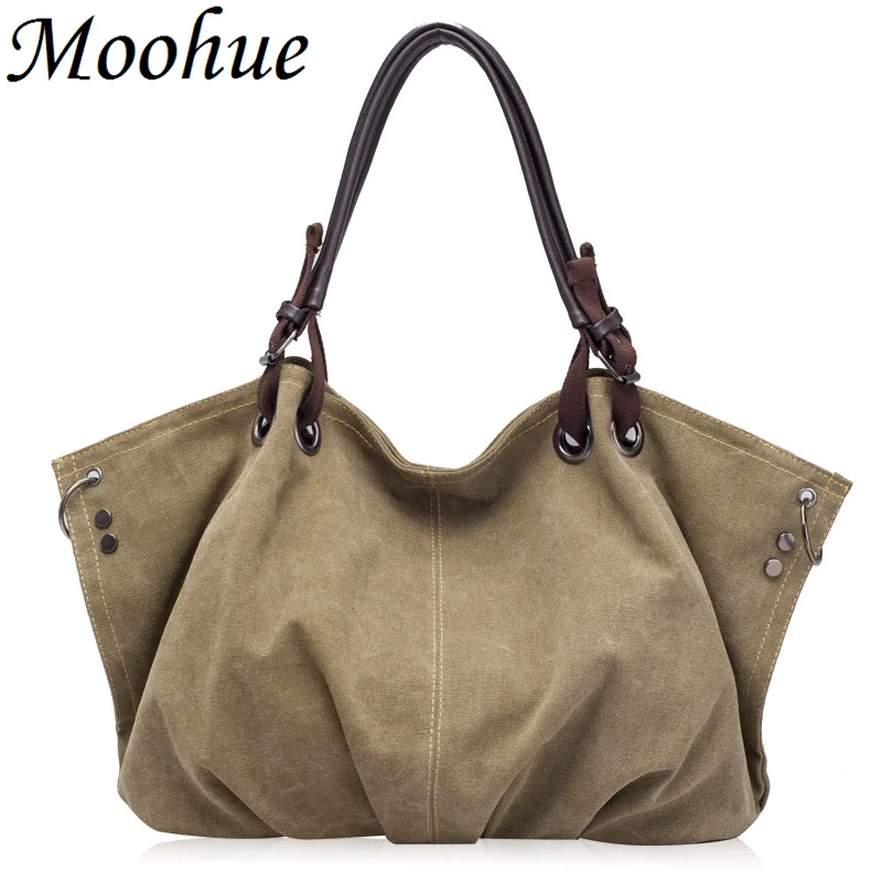 Buy Female handbag women large thicken canvas casual
