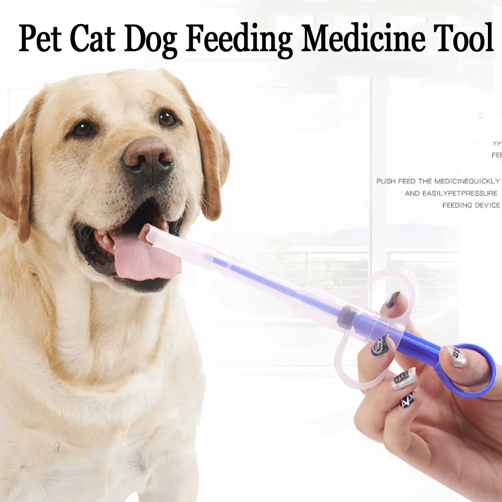 

Pet Cat Dog Feeding Medicine Capsules Feeding Tool Tablet Piller Water Kit Syringe Giving Device Pet Pusher Shooter Pills Feeder