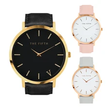 2017 New Luxury Brand THE FIFT Men’s Watches Quartz Watch Male Wristwatch leather Strap Waterproof Clocks relogio masculino