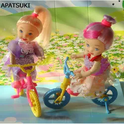 Велосипедный спорт и Келли мини кукла Интимные аксессуары для куклы Барби дома Классические игрушки для Келли Кукла 1/12 милый подарок для