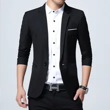 AIRGRACIAS Новое поступление Для мужчин Блейзер Весенняя мода высокое качество M-5XL Slim Fit мужской костюм Terno Masculino пиджаки Для мужчин брендовая одежда