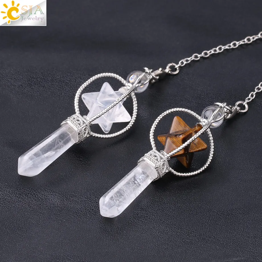 Pendulum Quartz Natural Stone Crystal Pink Reiki Healing - Image 5