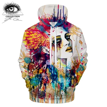 

Flora by Pixie cold Art Colorful Printed 3D Hoodies Men Hooded Sweatshirts Fashion Tracksuits Brand Pullover Jacket ZOOTOP BEAR