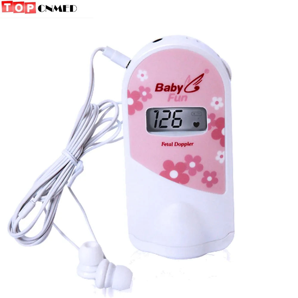 

FDA CE ISO 2.5mhz LCD Screen Fetal doppler Real Time Prenatal Monitor Earphone+Video Cable+Free Gel