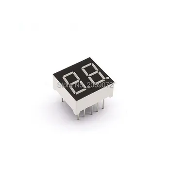 

(10Pcs/lot) 0.56" inch 2 Digits 7 Seven Segment Red Light LED Numeric Digital Display,Common Cathode