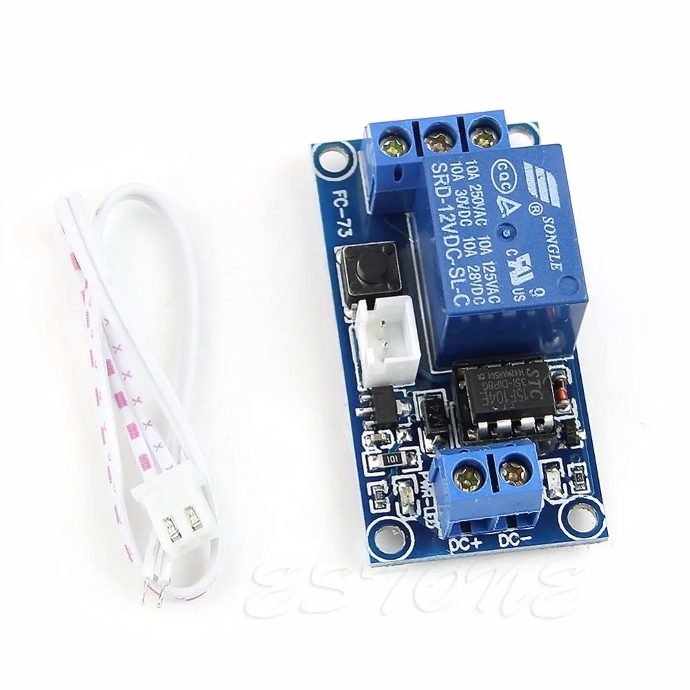 

12V Latching Relay Module with Touch Bistable Switch MCU Control