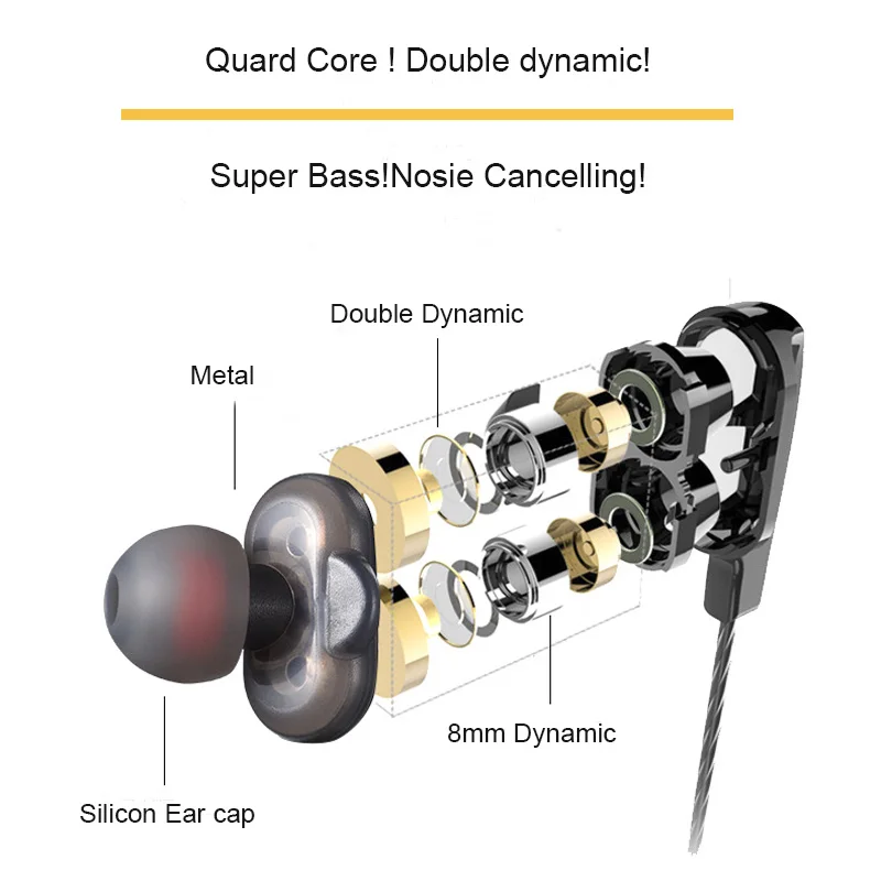 double earphone 13