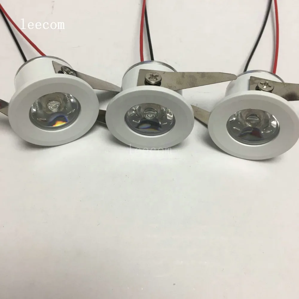 

1W new design white spot 10pcs/lot Adjustable-pitch Led Down Light Energy Saving Spot Home Ceiling Downlight Mini Recessed Lamp