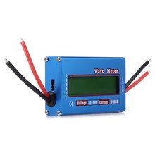 Blue DC 60V 100A Balance Voltage Battery Power Analyzer RC Watt Meter Checker Professional Watt Meter Balancer Charger RC Tools