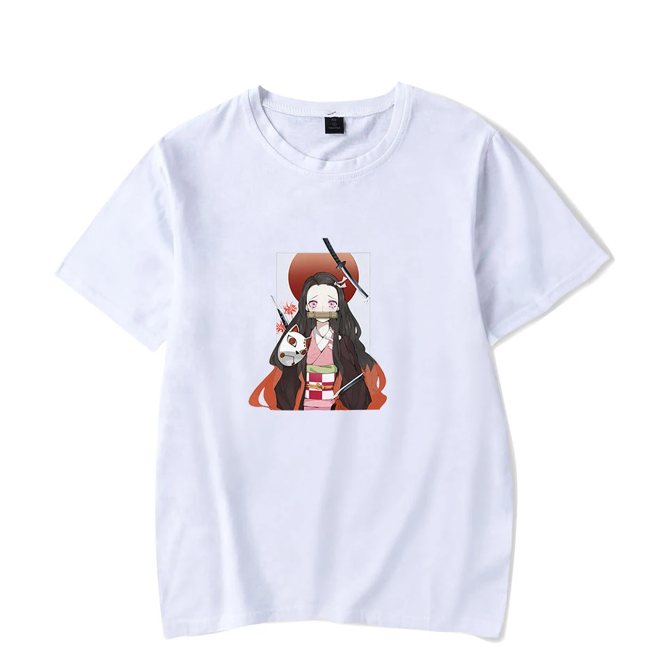 

Hot Sale Demon Slayer Kimetsu no Yaiba t shirt Male Summer Fashion Harajuku T-shirt Demon Slayer personality Tops