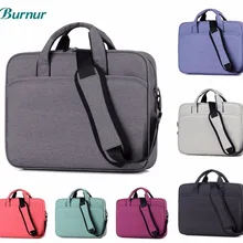 Burnur 1" 12" 1" 14" 1" 17" 15," 17,3" портативная Мужская Женская нейлоновая водонепроницаемая сумка для ноутбука, сумка, сумка на плечо, сумка для компьютера